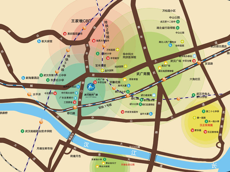 武汉地铁线路图-武汉城市指南